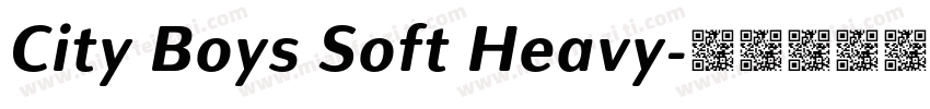 City Boys Soft Heavy字体转换